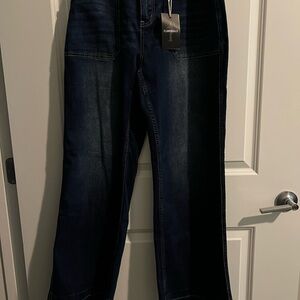 Women's Dark Blue Jeans